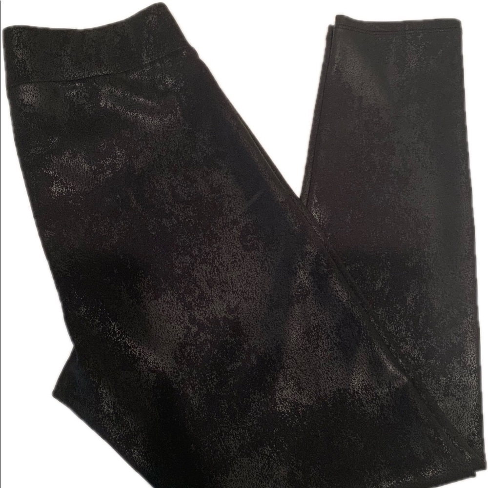 BCBG Faux Leather Leggings, size S
